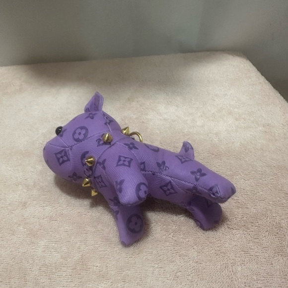Purple Designer Dog Keychain - Picture 6 of 6